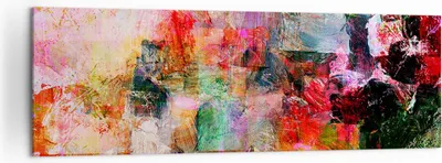 Produktbild von Bild auf Leinwand - Leinwandbild - Abstraktion modern - 160x50cm - Wand Bild - Wanddeko - Leinwanddruck - Bilder - Kunstdruck - Wanddekoration - Leinwand bilder - Wandkunst - AB160x50-3545
