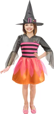 Produktbild von Barbie Glamour Witch Halloween Special Edition Kostümkleid Verkleidung offizielles Mädchen (Größe 3—4 Jahre)