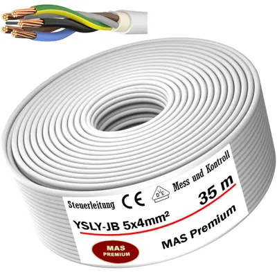 Produktbild von 35m YSLY-JB 5x4 Flexibles Ladekabel Steuerkabel Steuerleitung