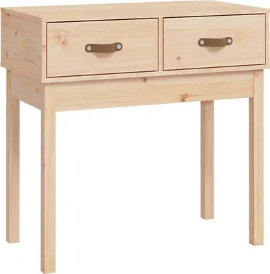 Zdjęcie produktu dla vidaXL Stolik konsola 76,5x40x75 cm lite drewno sosnowe