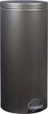 Image de Poubelle à pédale 30l noir basalte - Rossignol - 90236 - elora