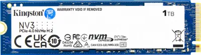 Immagine prodotto di Kingston NV3 - SSD - 1TB - interno - M.2 2280 - PCIe 4.0 x4 (NVMe)