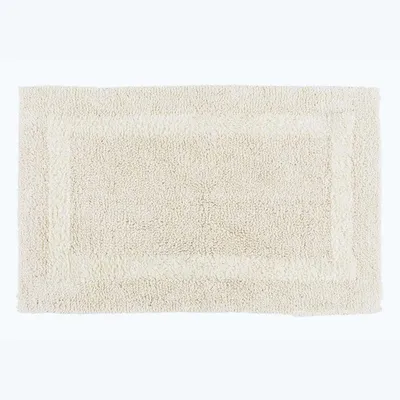 Productafbeelding van HOMESCAPES Badmat - Luxe 1600gsm extra zacht 100% katoen - Omkeerbare badkamermatten - Antislip - Wasbaar - Sneldrogend