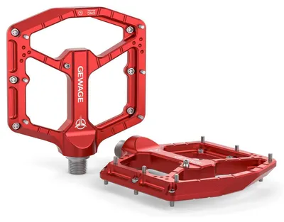 Image de Pédale de VTT, corps en aluminium usiné CNC, système de roulements triple, axe en acier chromoly ultra-plat, 14 axes