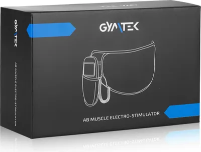 Obrázek produktu pro Gymtek® abdominal trainer stimulátor břišních svalů - 10 režimů, 99 intenzit - EMS tréninkový přístroj - elektrický, nastavitelný - ženy a muži