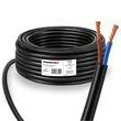Produktbild von PremiumX Schlauchleitung H05VV-F 2x0,5 mm² 20 Meter flexible Anschlussleitung PVC