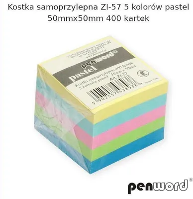 Image de Office pastel cube 50x50mm 400K