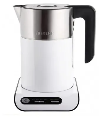 Produktbild von Bosch TWK8611P Wasserkocher 1,5 l 2400 W Anthrazit Edelstahl Weiß