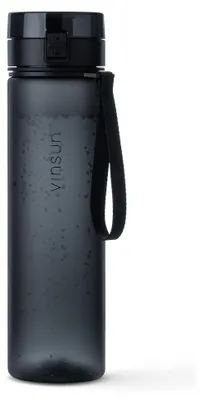 Produktbild von Trinkflasche 1L Sport Flasche Schraubverschluss BPA frei für Kohlensäure Vinsun