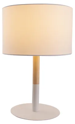 Image de Tessile Lampe de table E14 Ø24cm blanc