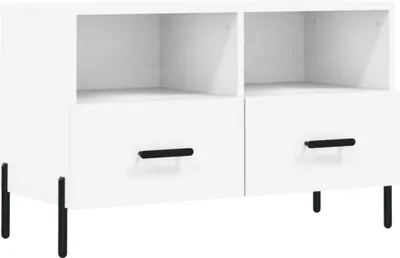 Obrázek produktu pro vidaXL TV skříňka bílá 80x36x50 cm Dřevěný materiál