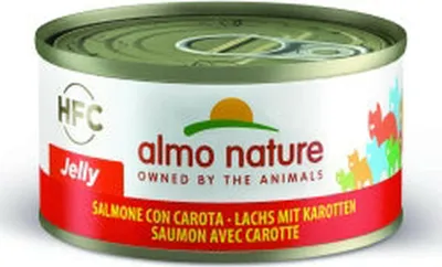Produktbild von Almo Nature HFC Jelly Lachs mit Karotte 70g