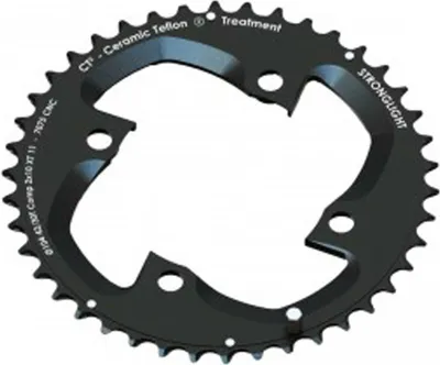Image de STRONGLIGHT 272700 Plateau MTB Shimano 2x10 pour XT FC M785 4-bras extérieur 36(22) dents, noir (1 pièce)