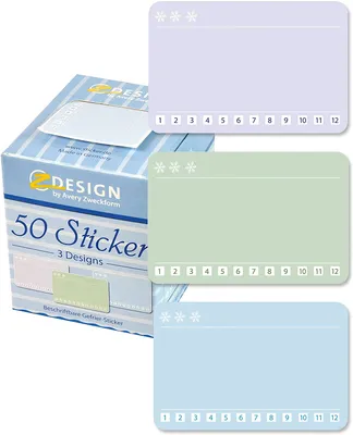 Zdjęcie produktu dla AVERY 56822 Zweckform ZDesign Sticker auf Rolle "Tiefkühl Monate"