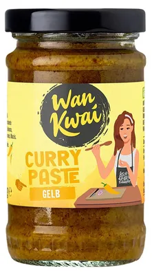 Immagine prodotto di Wan Kwai pasta di curry tailandese pasta di spezie con peperoncino rosso 110g