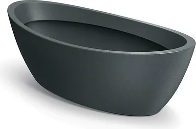 Produktbild von Blumentopf ARIA OVAL 60 cm - Farbe: Graphit