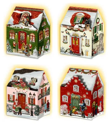 Obrázek produktu pro Mini adventní kalendář - Veselé vánoční domečky