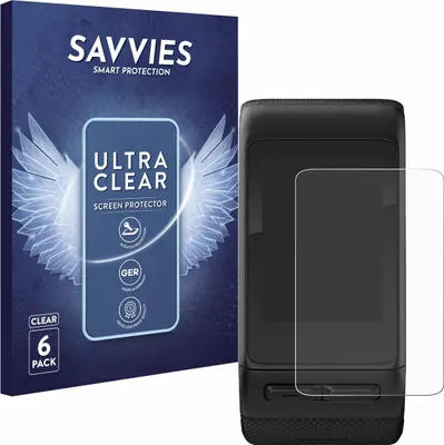 Produktbild von 6x Für Garmin vivoactive HR Schutzfolie Savvies Displayschutz Display Schutz Folie Klar Transparent
