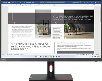 Produktbild von Lenovo 63DFKAT4EU 27" Full HD 100 Hz Bildschirm