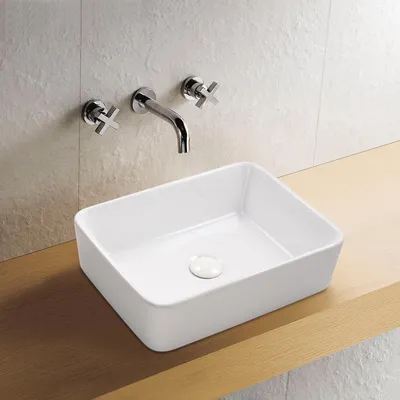 Obrázek produktu pro Keramické umyvadlo na desku Soho Brilliant White 48 cm