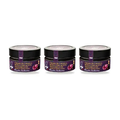 Produktbild von TubeORIGINAL Rote-Zwiebel-Creme mit Aceto Balsamico di Modena IGP und Sternanis – 3er-Pack (3 × 100 g)