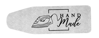 Produktbild von BÜGELBRETTBEZUG Muleton 140x50cm mit Zugkordel Schaumstoffpolsterung Anthrazit Bügeltischbezug Vintage Look Bezug Bügelbrett Bügeltisch (Grau-02)