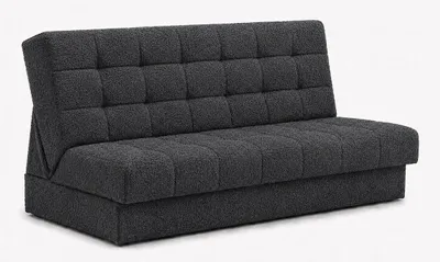 Produktbild von ANMIL Schlafsofa OLIO mit Bettkasten in Dunkelgrau Stoff CORAL Modernes Funktionssofa 192 × 85 x 100 cm