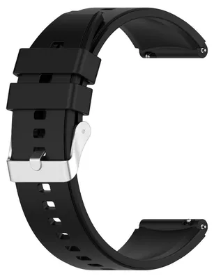 Zdjęcie produktu dla INF Silikonowy pasek stopniowany do Huawei Watch 4, czarny, sportowy