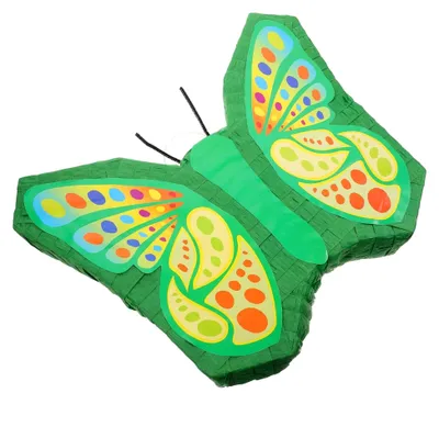 Produktbild von Grüne Schmetterling Piñata für Geburtstagsfeiern und Kindergeburtstage