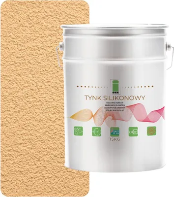 Produktbild von Silikonputz für Außenfassaden, Warmbeige, 1,5 mm Premium, 15 kg