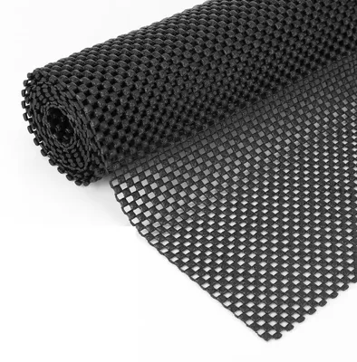 Antirutschmatte für Teppich, PVC, 130x80 cm, schwarz