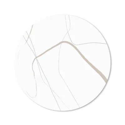 Produktbild von MuchoWow® Mauspad Mousepad Abstrakt - Minimalismus - Linienkunst 40x40 cm - Mousepads - Maus Mat - Pad - Mausunterlage - Schreibtisch Accessoires
