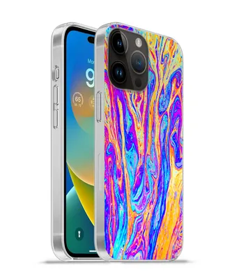 Produktbild von MuchoWow® Handyhülle Schutzhülle Hülle für Apple iPhone 14 Pro Max Kunst - Farben - Psychedelisch Silikon Softcase Handy Hülle - Hardcover