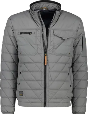 Produktbild von Camel Active Winterjacke grau einfarbig Reißverschluss Regular Fit