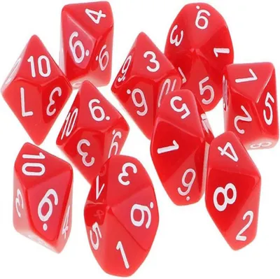 Obrázek produktu pro 10 polyedrických kostek, herní kostky pro D&D, RPG, stolní hra, karetní hra, digitální kostky, herní kostky Dungeons & Dragons