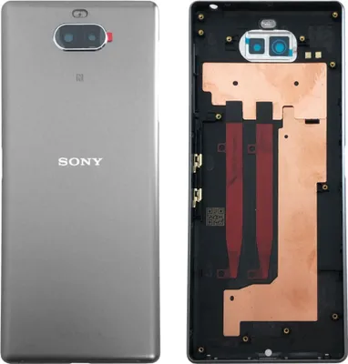Produktbild von Sony Xperia 10 78PD0300020 Akku Deckel Batterie Cover Silber Ersatz Teil Neu