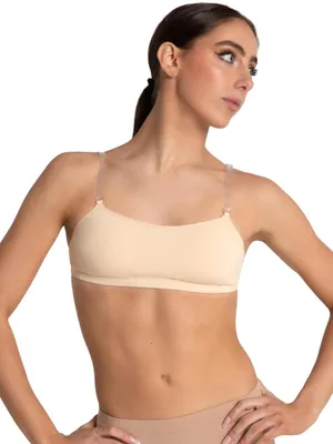 Produktbild von Capezio Damen-Träger-BH, Modell 3564, Nude, Größe L