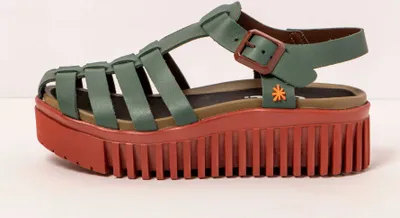 Produktbild von Art Sandalen mit Keilabsatz Damen 1575 NAPPA FOLIAGE/BRIGHTON Farbe Grün