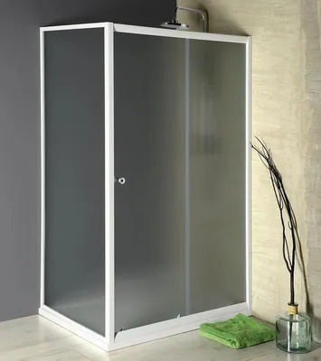Immagine prodotto di AMADEO Cabina doccia rettangolare 1100x900mm variante L/R, vetro Brick