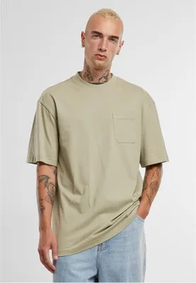 Immagine prodotto di T-shirt da uomo Urban Classics Tall Pocket Tee salviagrey - S
