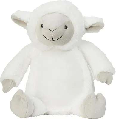 Immagine prodotto di Mumbles MM060 | Mini coniglietto, leone, giraffa, unicorno e gufo stampati - Colore: Crema Agnello - Taglia: Unica