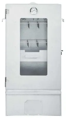 Image de Fumeur - Four à fumage - Barbecue au charbon de bois - Fumoir - Four de barbecue - Acier galvanisé - Inclut un générateur de fumée à froid