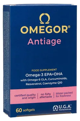 Immagine prodotto di Omegor Antiage 60 Capsule