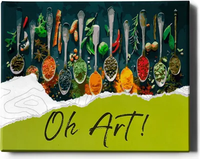 Produktbild von Oh Art! Malen nach Zahlen Set - 40x50cm, mit Holzrahmen und Pinseln - Schnelle Lieferung