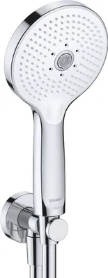 Productafbeelding van Duravit wandfitting met douchehouder en ronde rozet