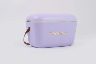 Produktbild von Polarbox Vintage Kühlbox Classic Lilac - Yellow 20 Liter