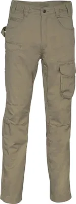 Produktbild von Cofra Arbeitshose Slim Fit atmungsaktiv 100% Baumwolle 48 Khaki