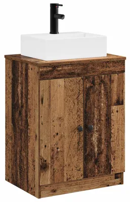 Produktbild von vidaXL Badezimmermöbel-Set Altholz Holzwerkstoff