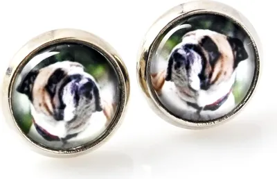 Produktbild von Bulldog, Englische Bulldogge - deine Ohrringe handgefertigtes Foto, eigenes Foto, Schmuck der Marke Art.-Dog