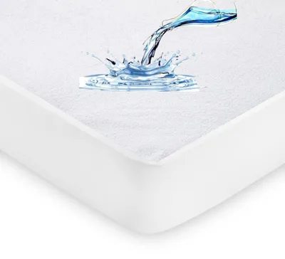 Imagen del producto de Protector para colchón de 140 cm, 122x190+40 cm, 100% impermeable, transpirable, ideal para personas con alergias